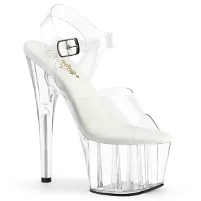 7 Inch Heel ADORE-708VL Clear