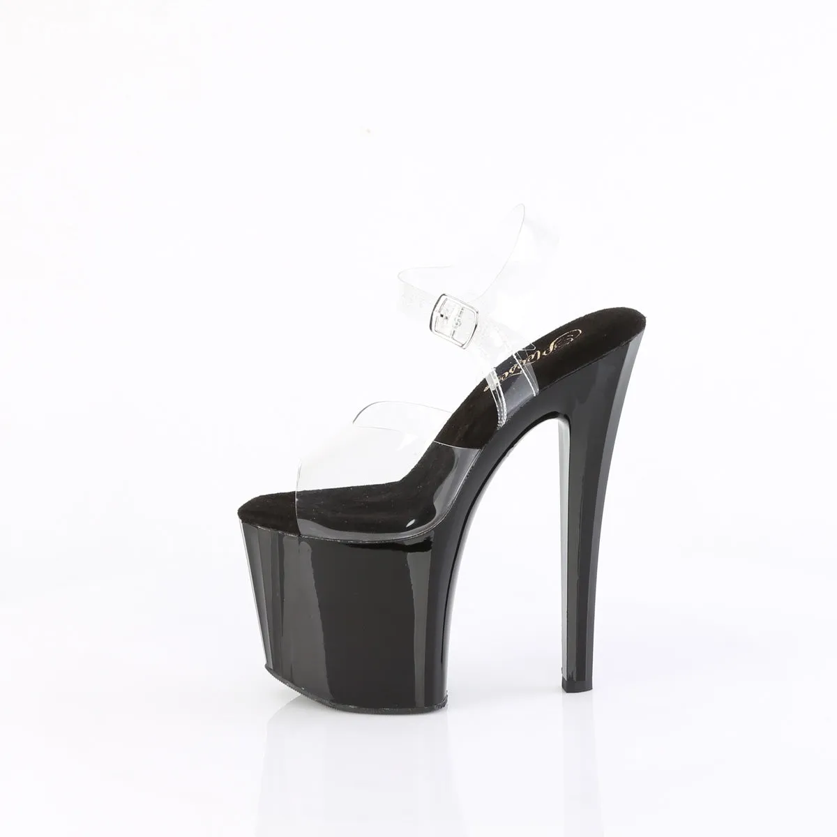 7 Inch Heel ENCHANT-708 Black