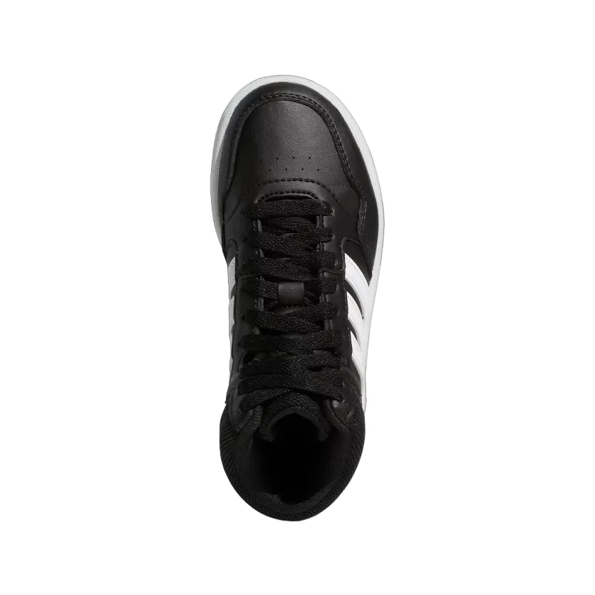 Adidas Hoops Mid 3.0 GW0402 black-white boys' sneakers shoe