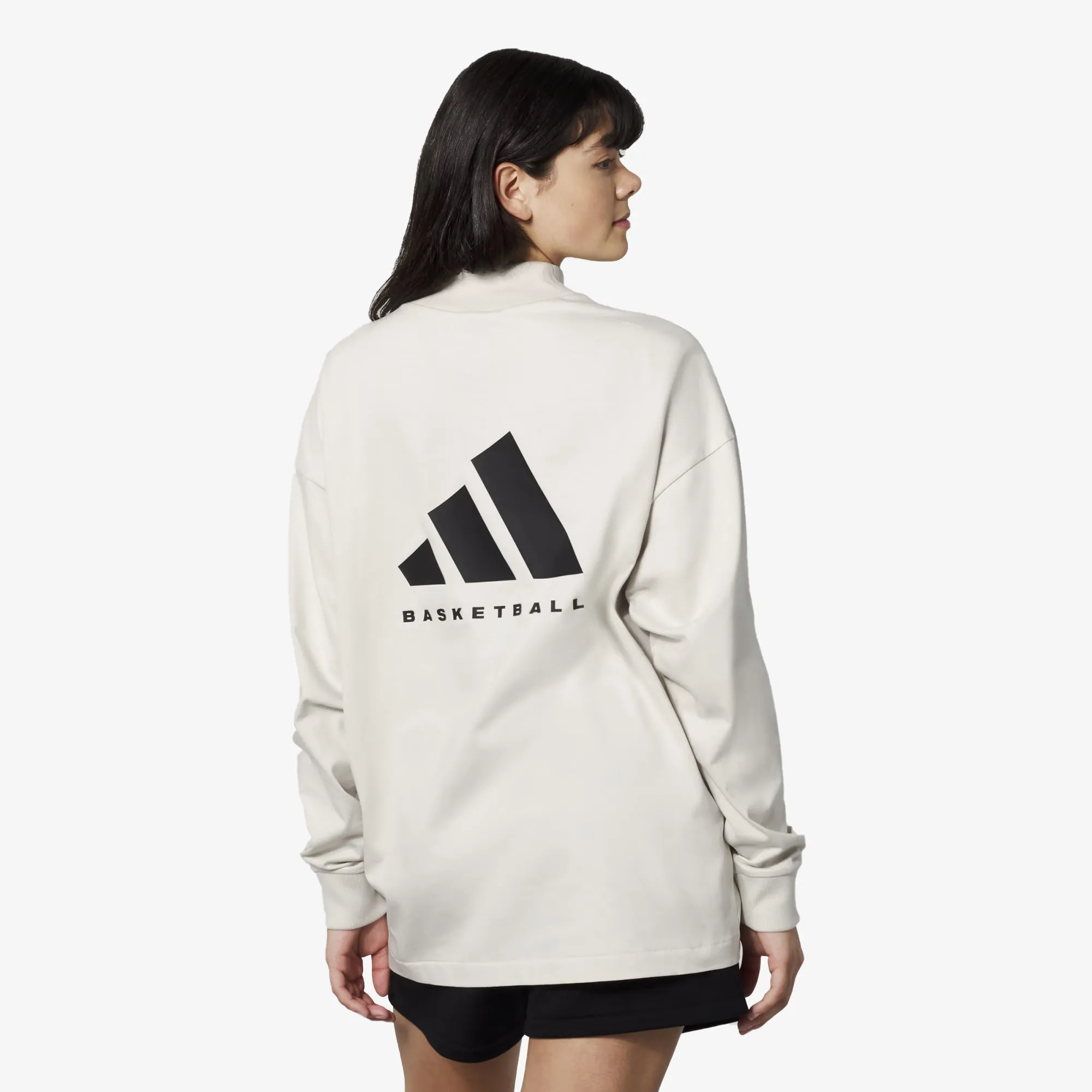 Adidas Originals | BASKETBALL LONG-SLEEVED T-SHIRT (GENDER-FREE)  { TALC