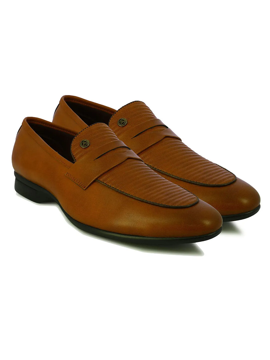 Alberto Torresi Men's Covex Tan Men's Formal Slip-Ons