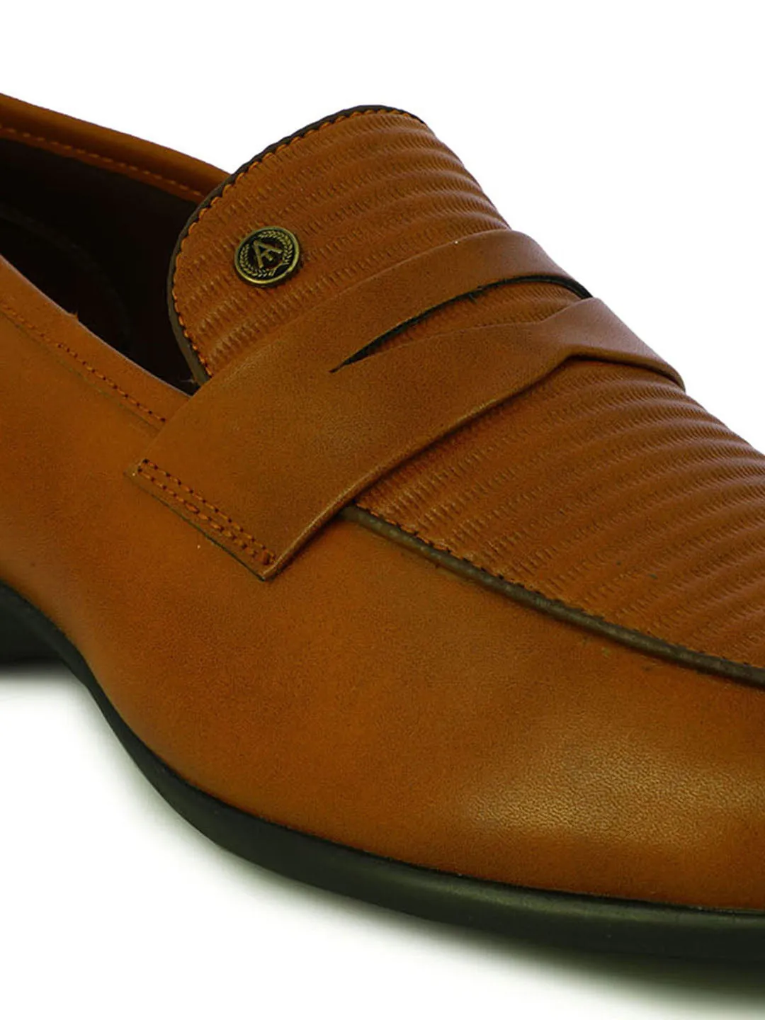 Alberto Torresi Men's Covex Tan Men's Formal Slip-Ons