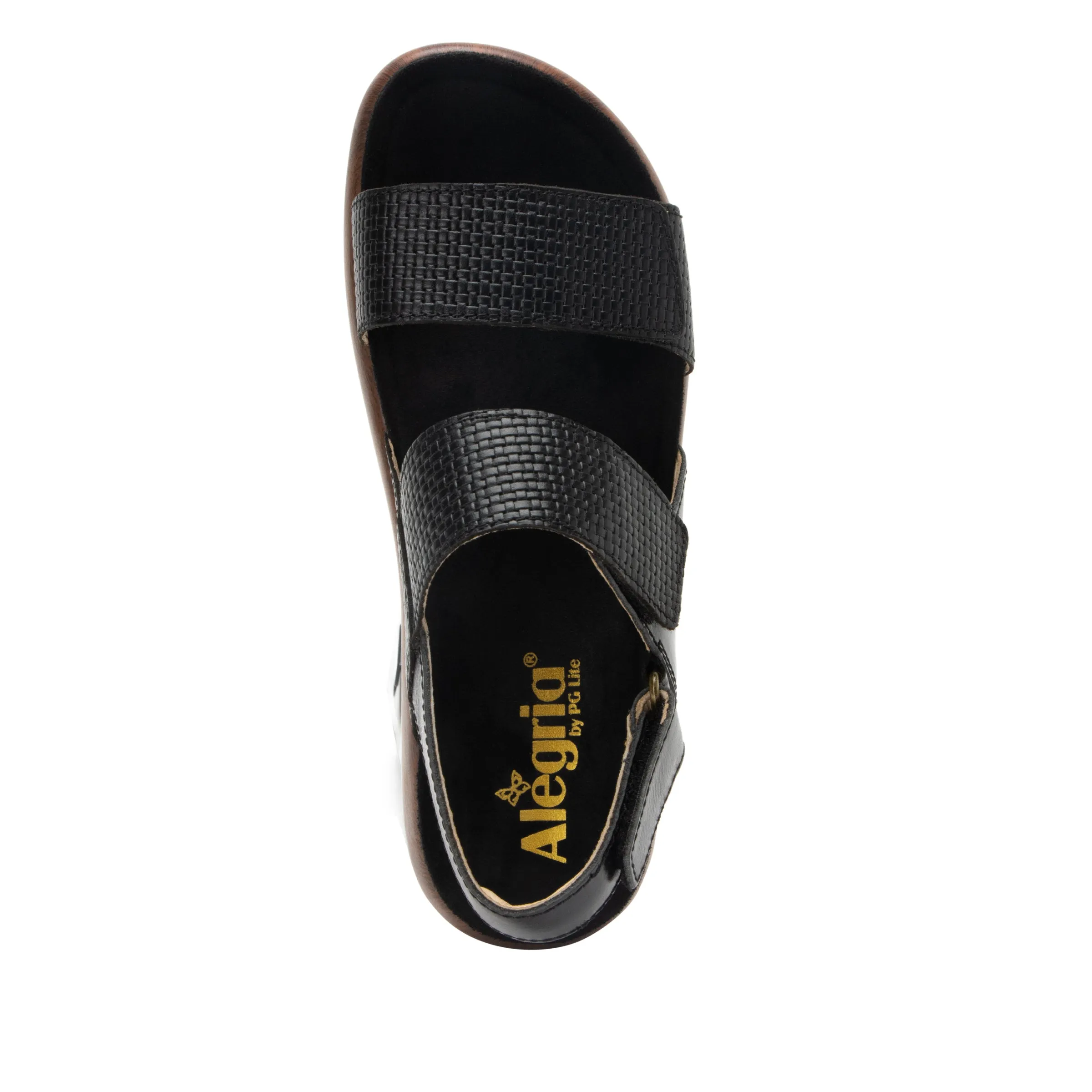 Alegria Bailee Backstrap Sandal (Women) - Woven Noir