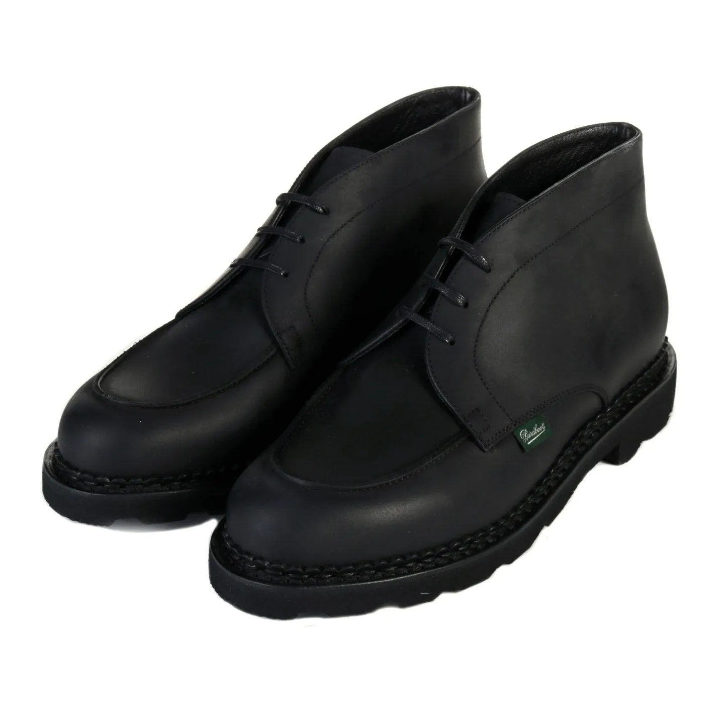 ARPENTEUR PARABOOT CHUKKA OILED CALF NUBUCK BLACK