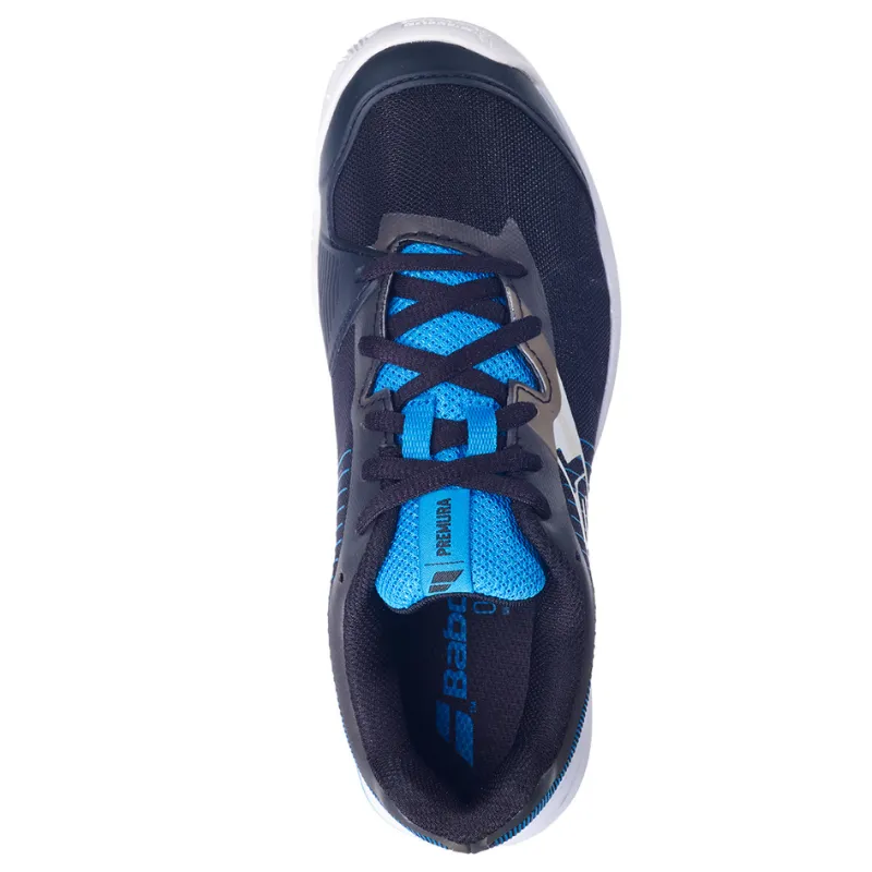 Babolat Jet Premura Junior Tennis Shoes - Black/Blue