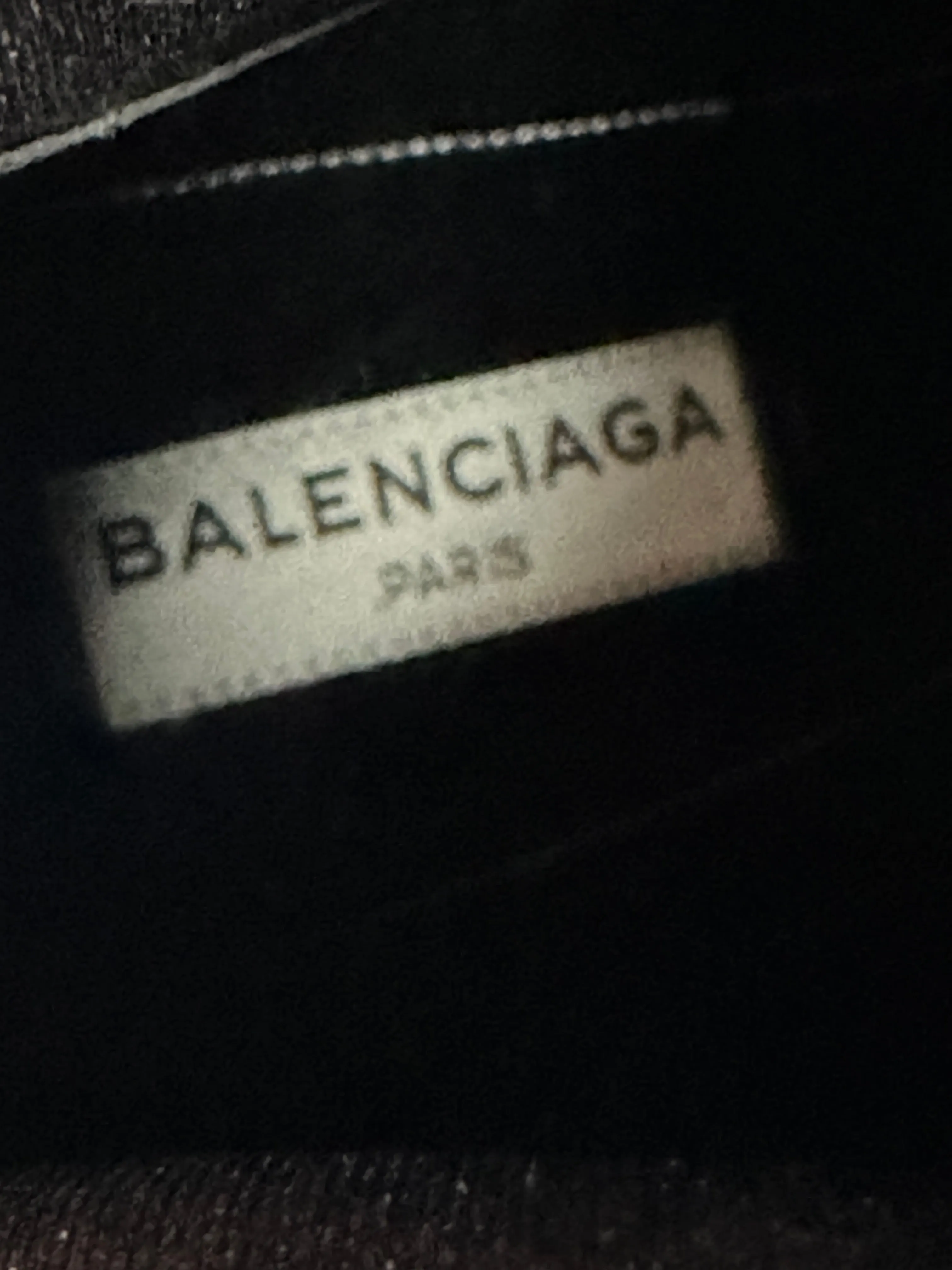 BALENCIAGA Black Leather Zip Up Boots Size 38 to 40, 7.5 to 8