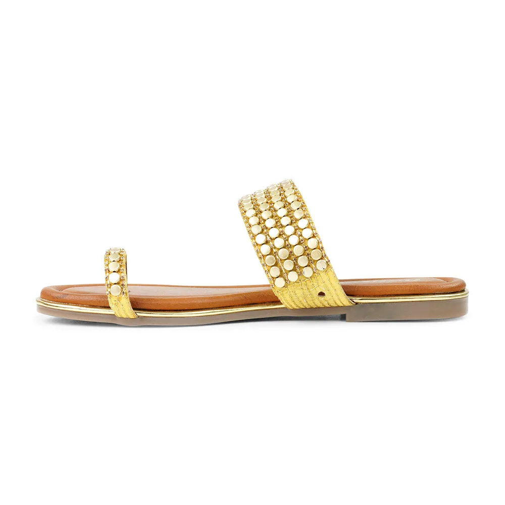 Bata RAY Ethnic Flat Toe-Ring Sandal for Women