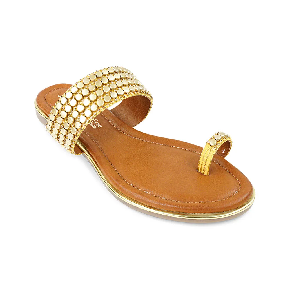 Bata RAY Ethnic Flat Toe-Ring Sandal for Women