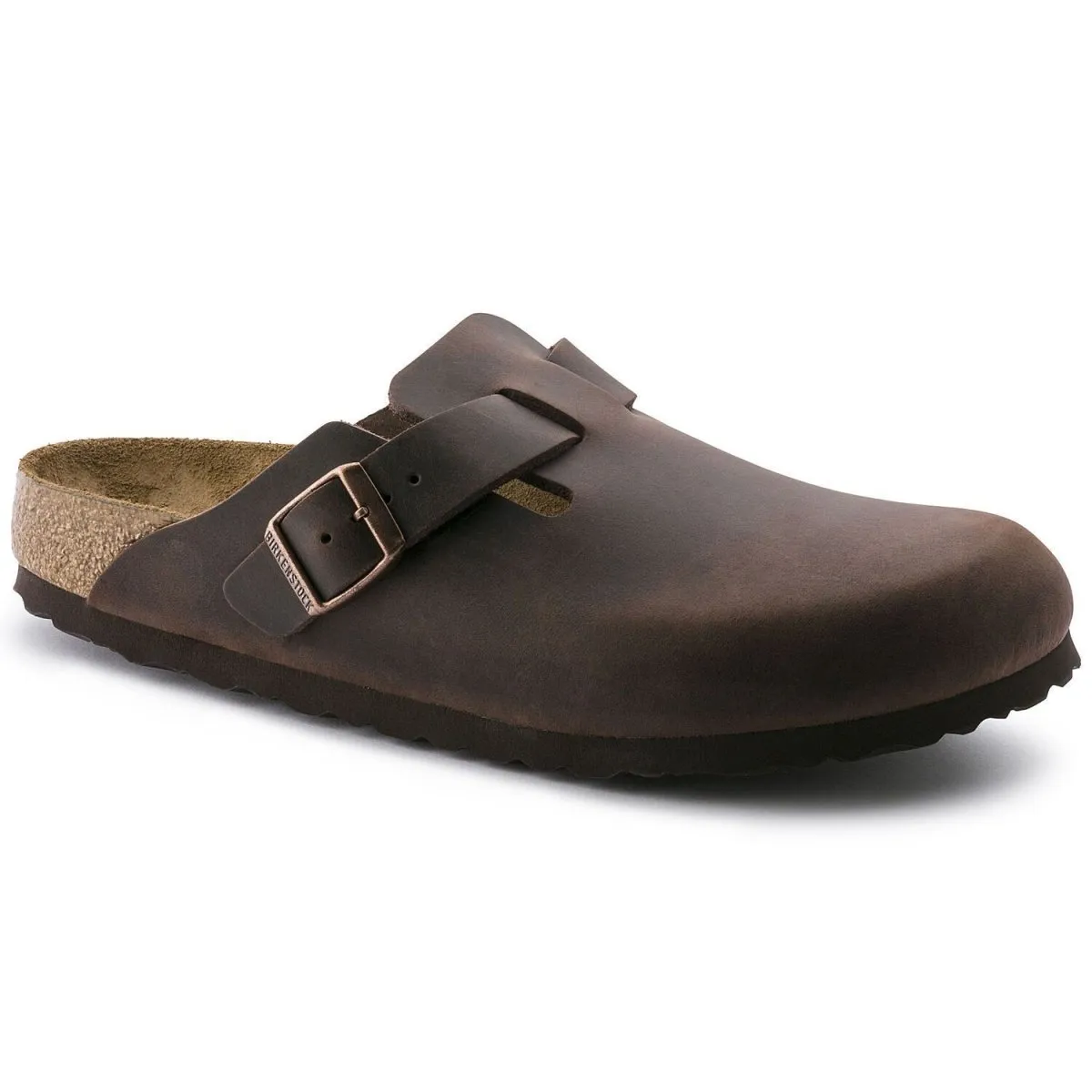 Birkenstock Men's Boston Habana Oiled Leather Habana (Men's Oversizes Available)