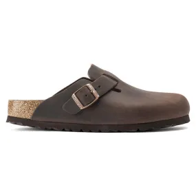 Birkenstock Men's Boston Habana Oiled Leather Habana (Men's Oversizes Available)