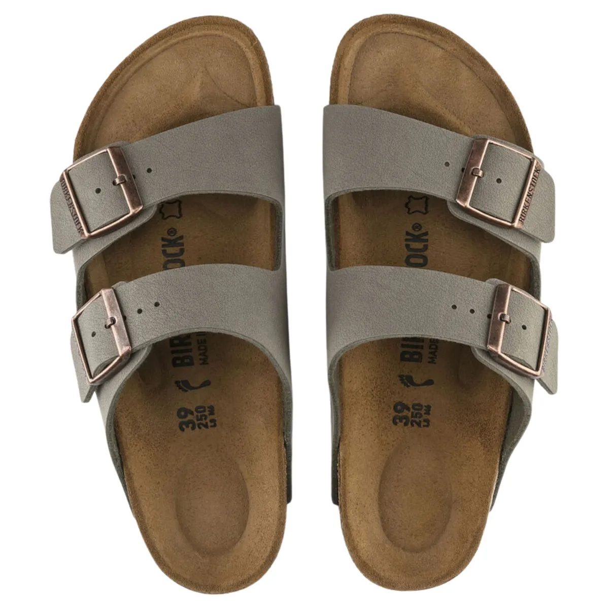 Birkenstock Women's Arizona Birkibuc Stone