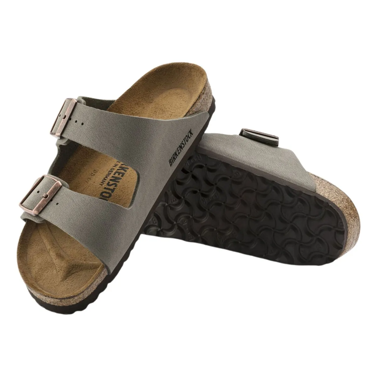 Birkenstock Women's Arizona Birkibuc Stone