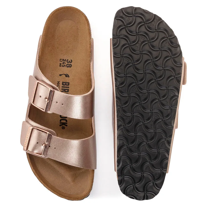 Birkenstock Women's Arizona Birko-Flor (Copper Regular Fit)