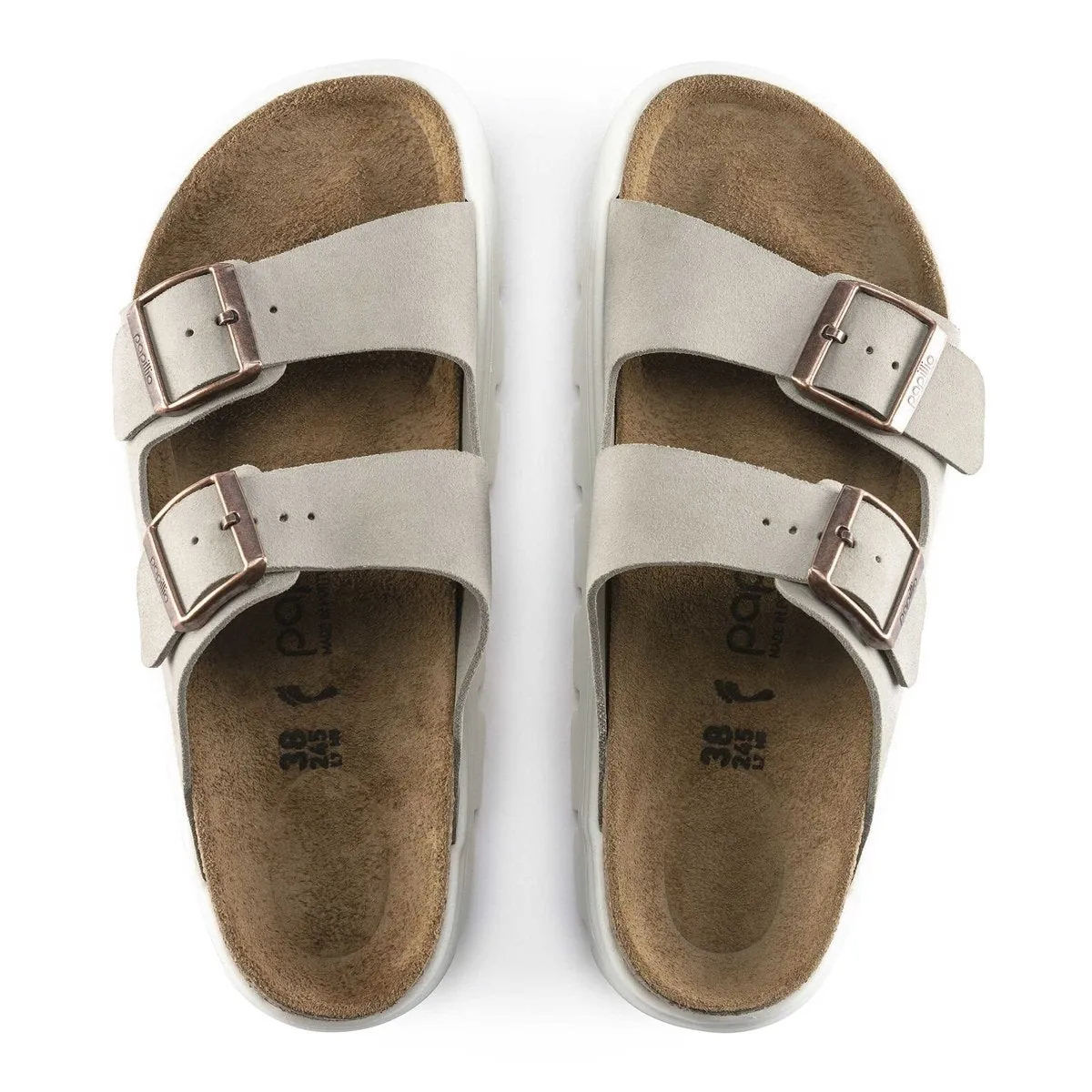 Birkenstock Women's Arizona Chunky Taupe Suede