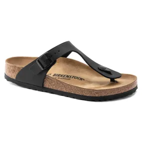 Birkentstock Women's Gizeh Birko-Flor (Black - Wide Fit)