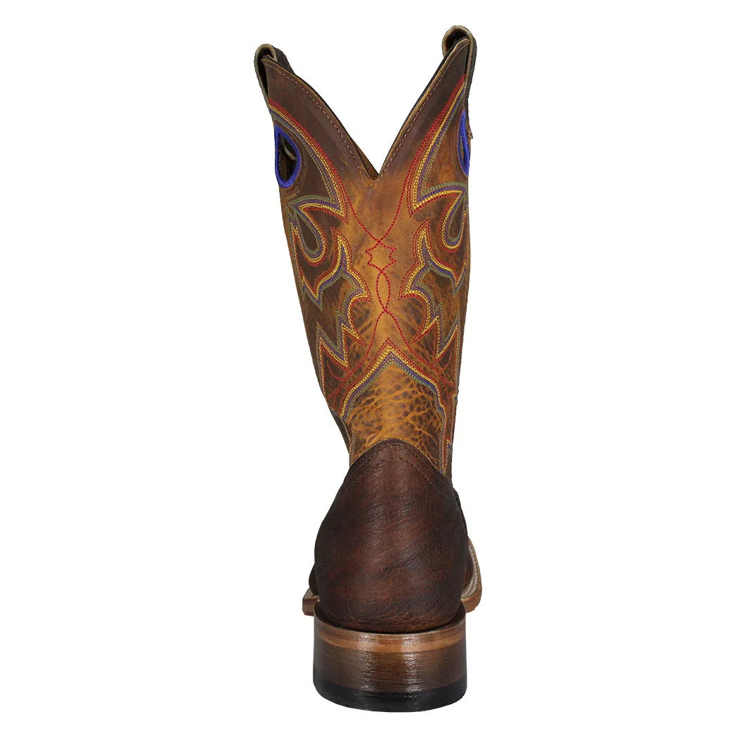 Boulet Men's Bison Square Toe Cowboy Boots