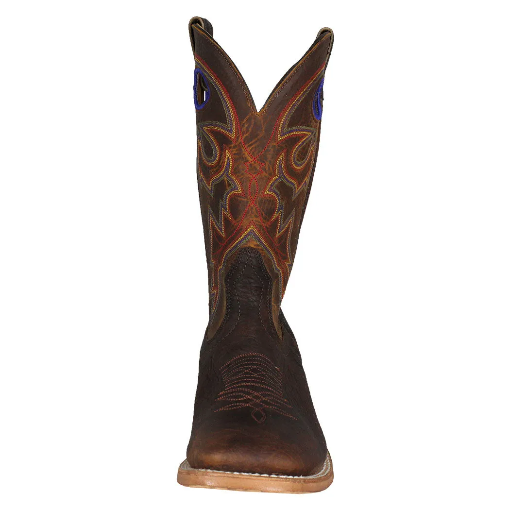 Boulet Men's Bison Square Toe Cowboy Boots