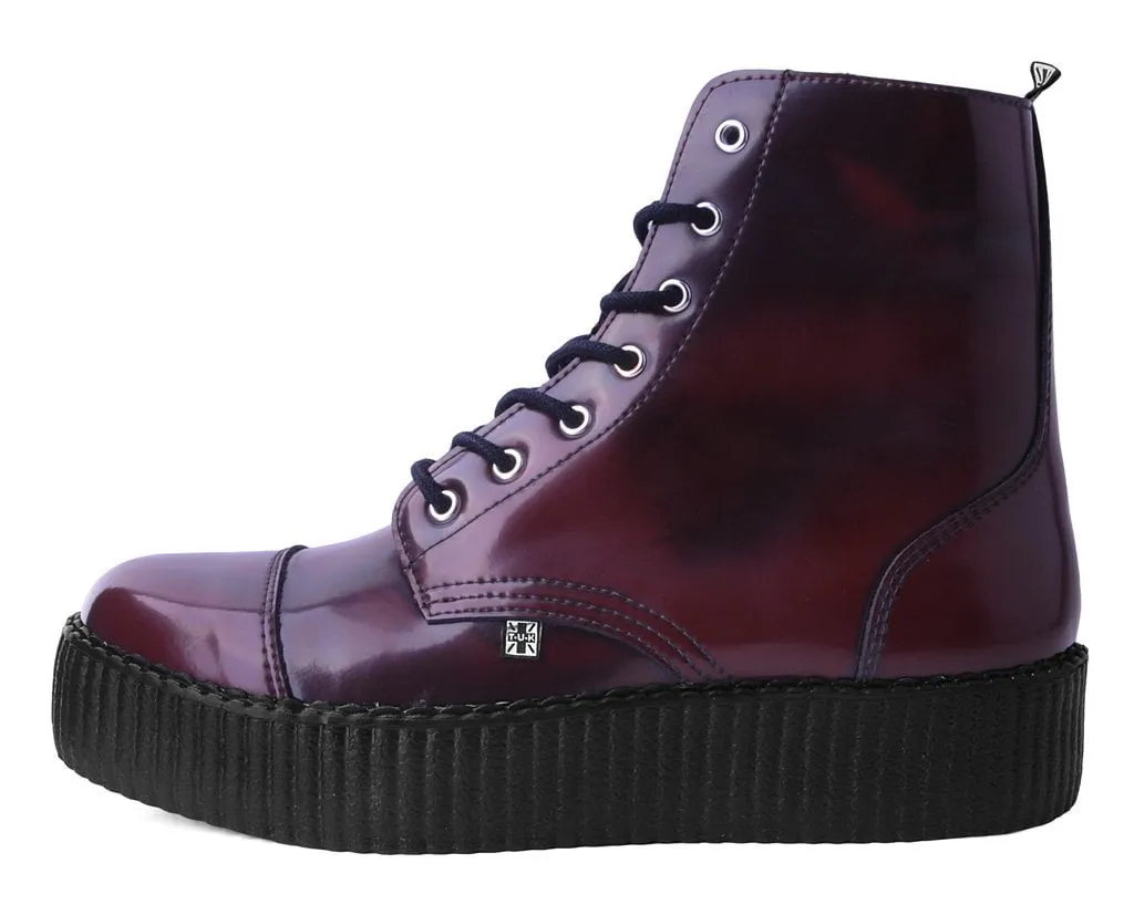 Burgundy Rub Off TUKskin 7-Eye Boot