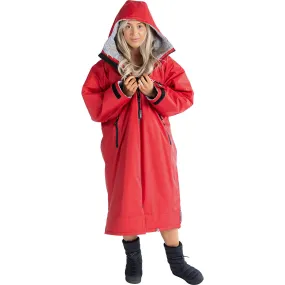 Dryrobe Advance Long Sleeve Changing Robe - Red