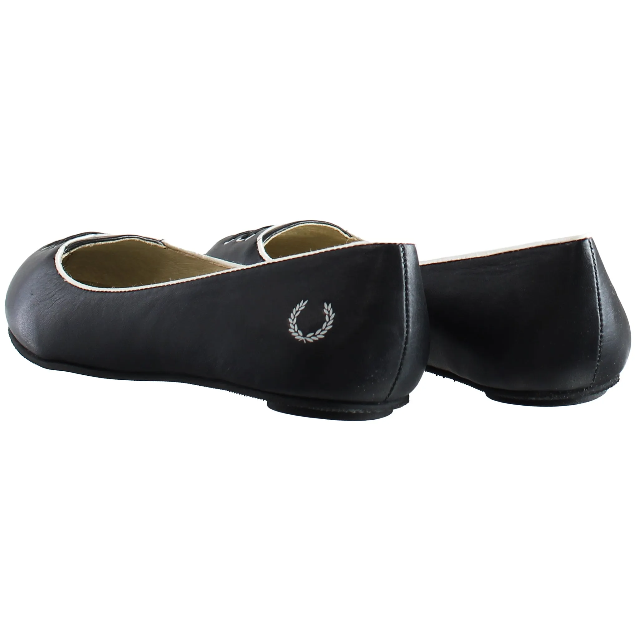 Fred Perry Plain Womens Black Shoes