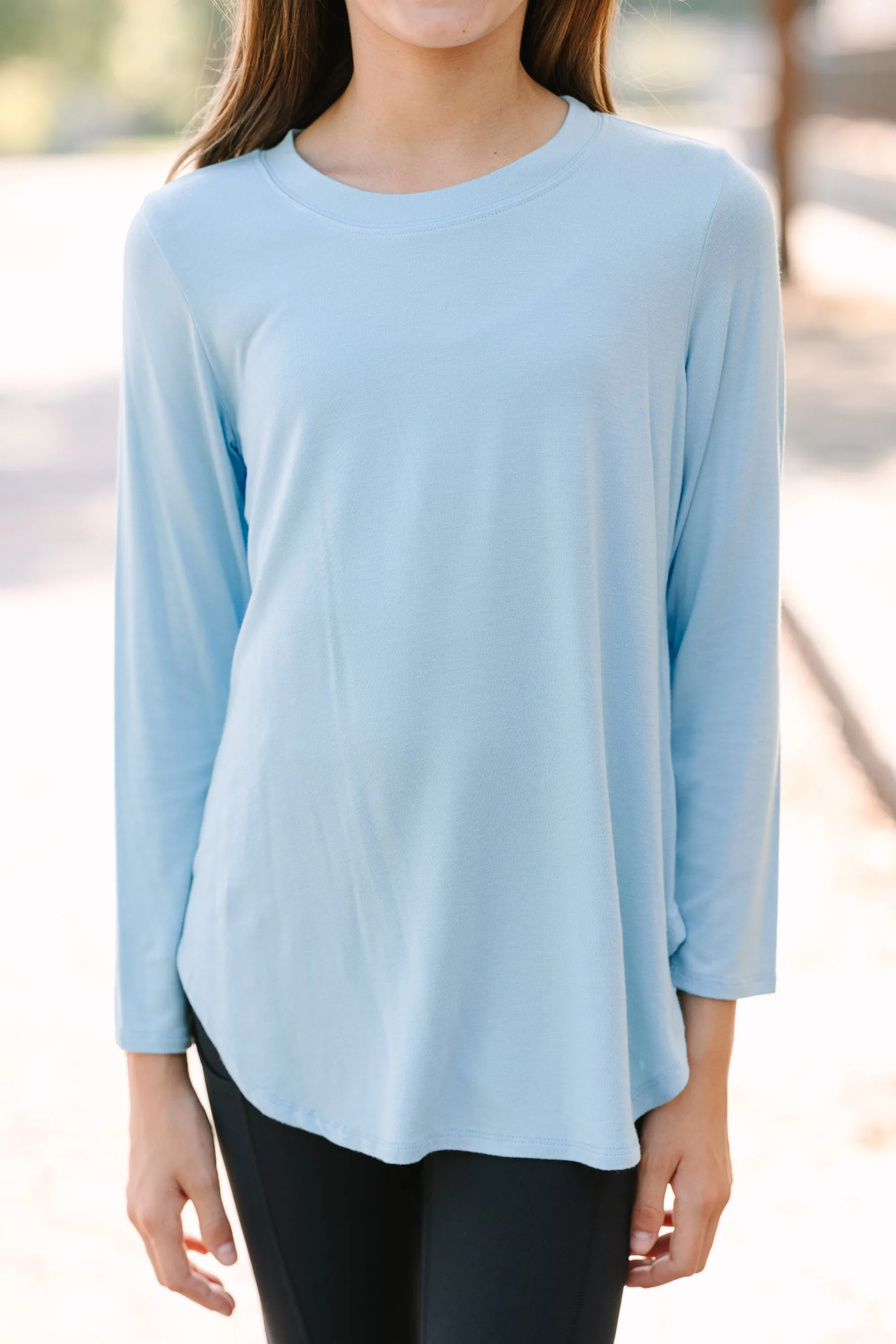 Girls: Won't Let You Down Light Blue Classic Top