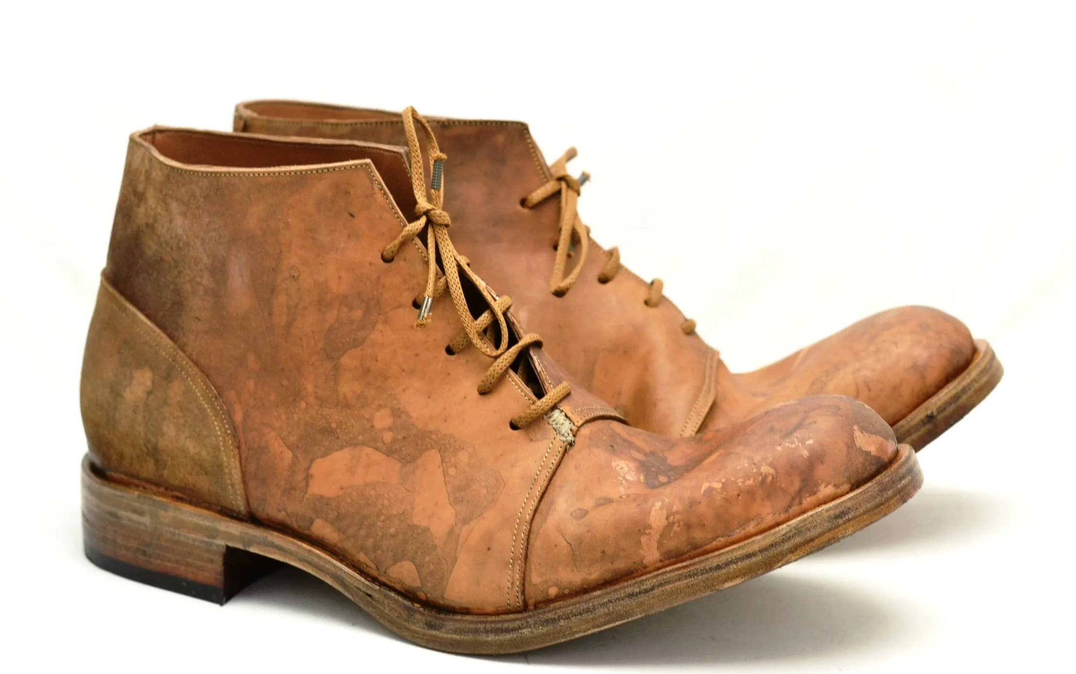 Half Boot  | reverse tan cordovan