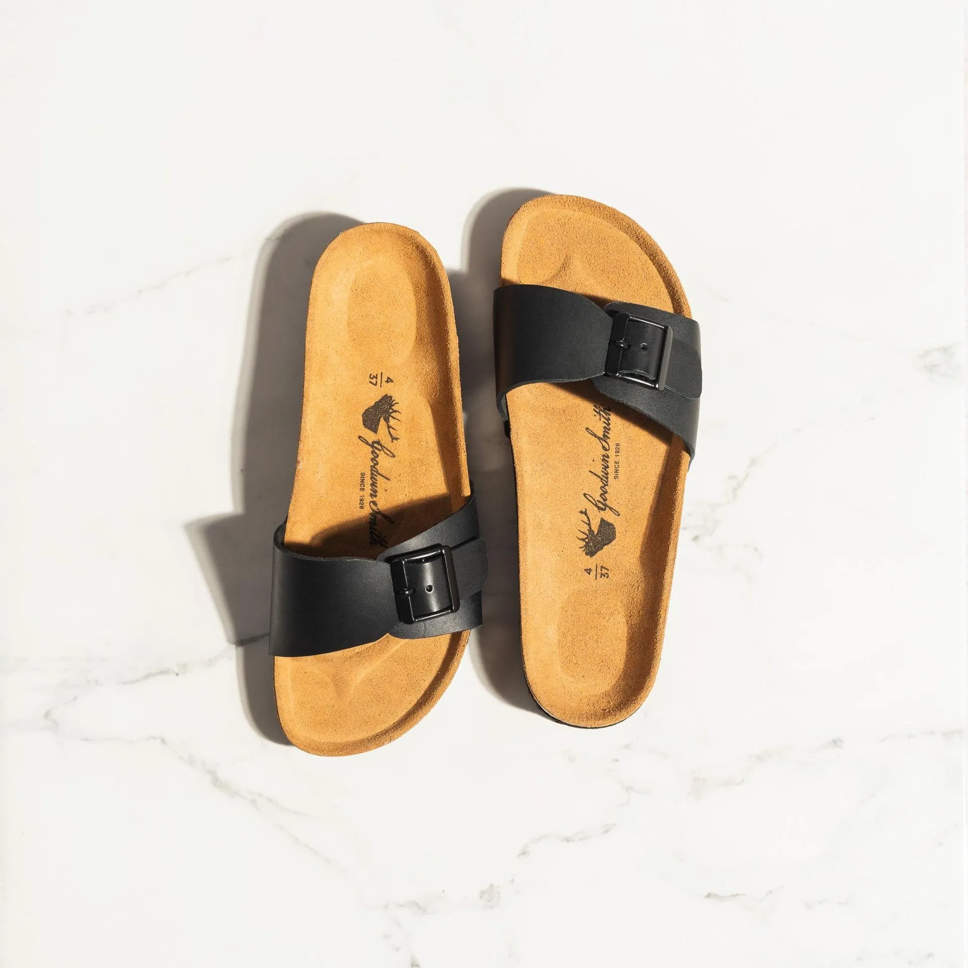 IVY BLACK CORK SANDAL