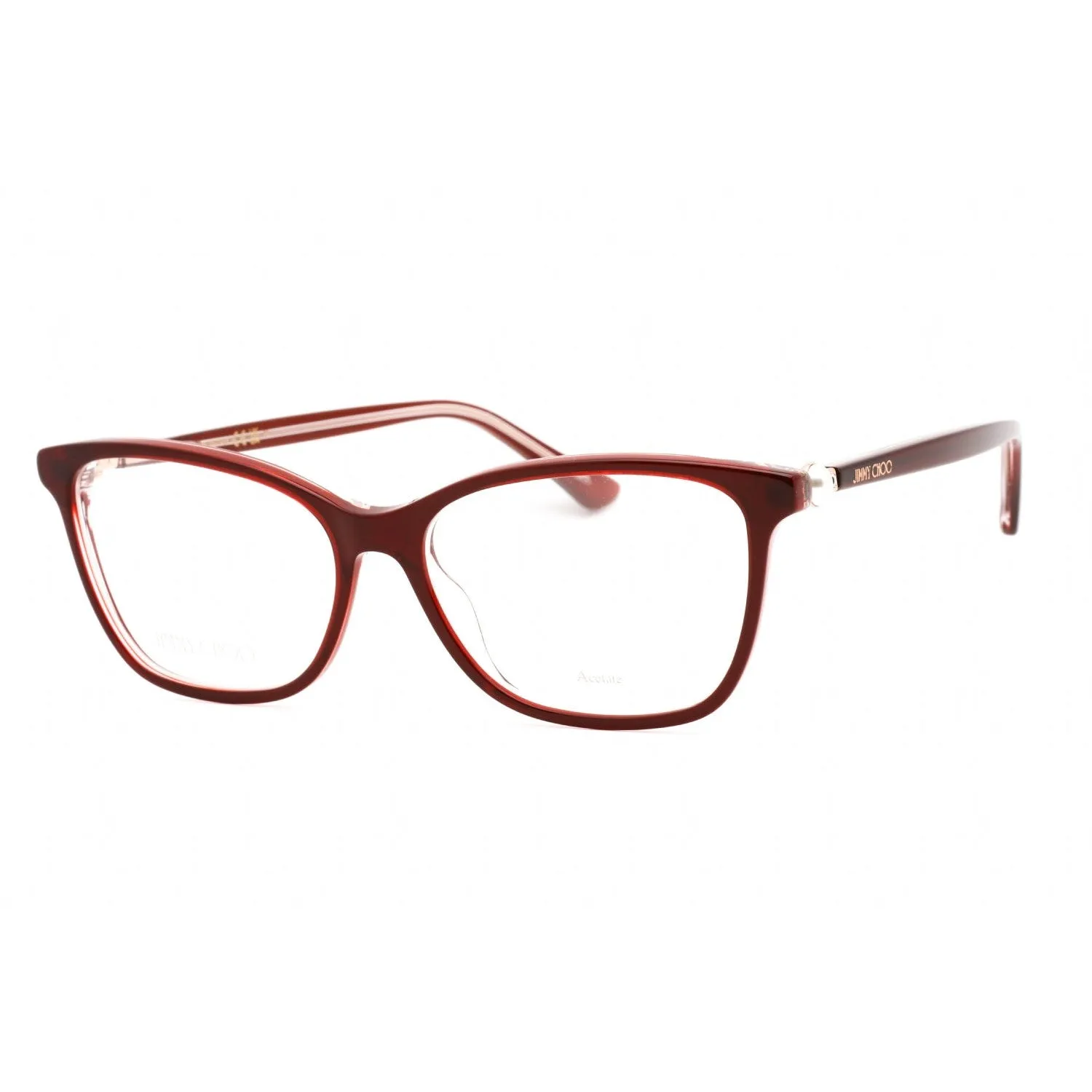 Jimmy Choo JC377 Eyeglasses BURGU PRL / Clear Lens