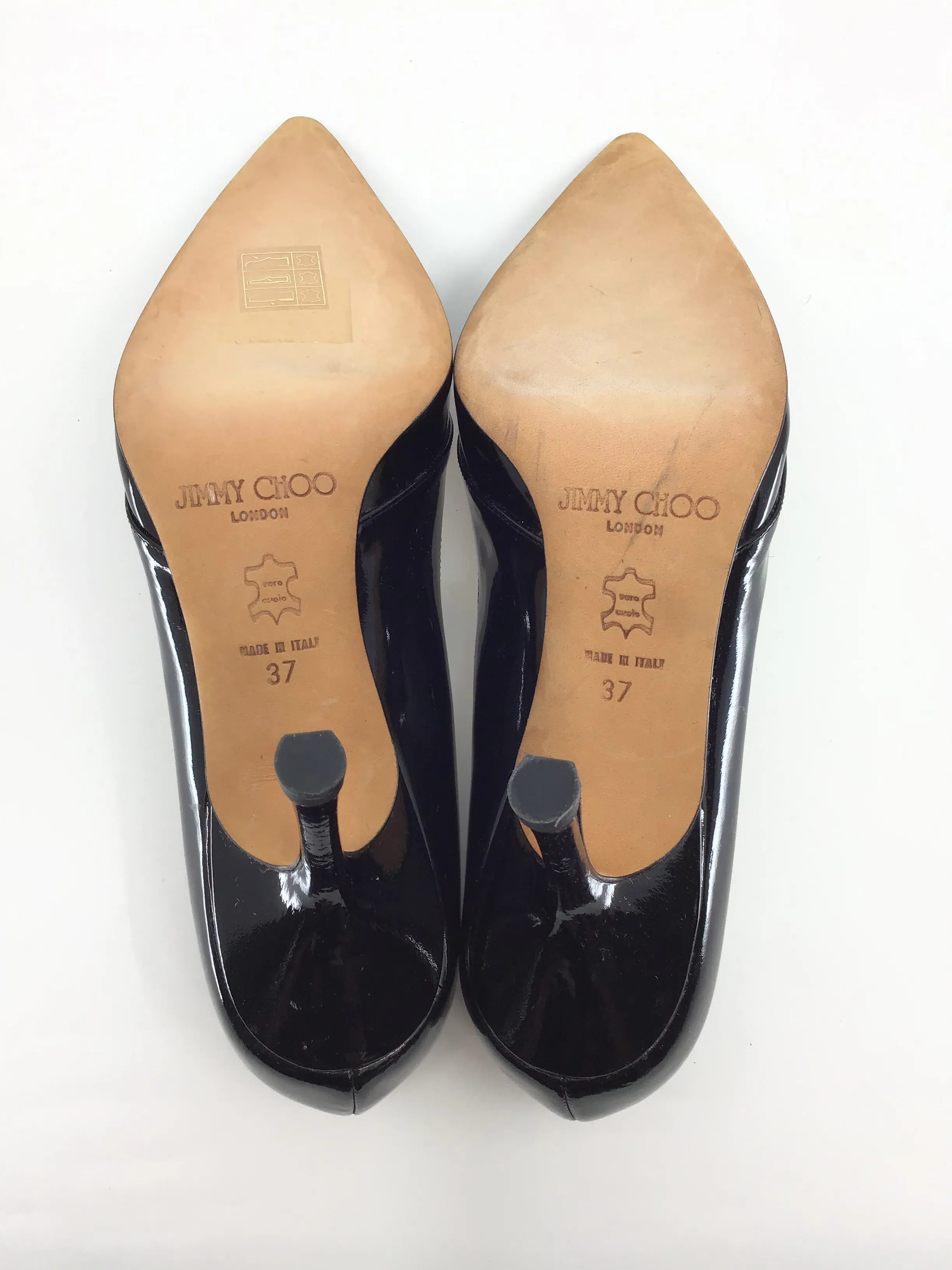 Jimmy Choo Patent Leather Point-Toe Pumps Size 7