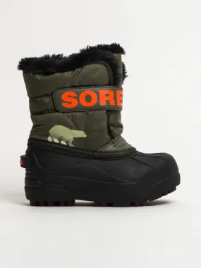 KIDS SOREL CHILDRENS SNOW COMMANDER BOOT