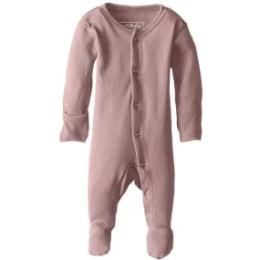 Loved baby - Organic Footed Overall - Mauve