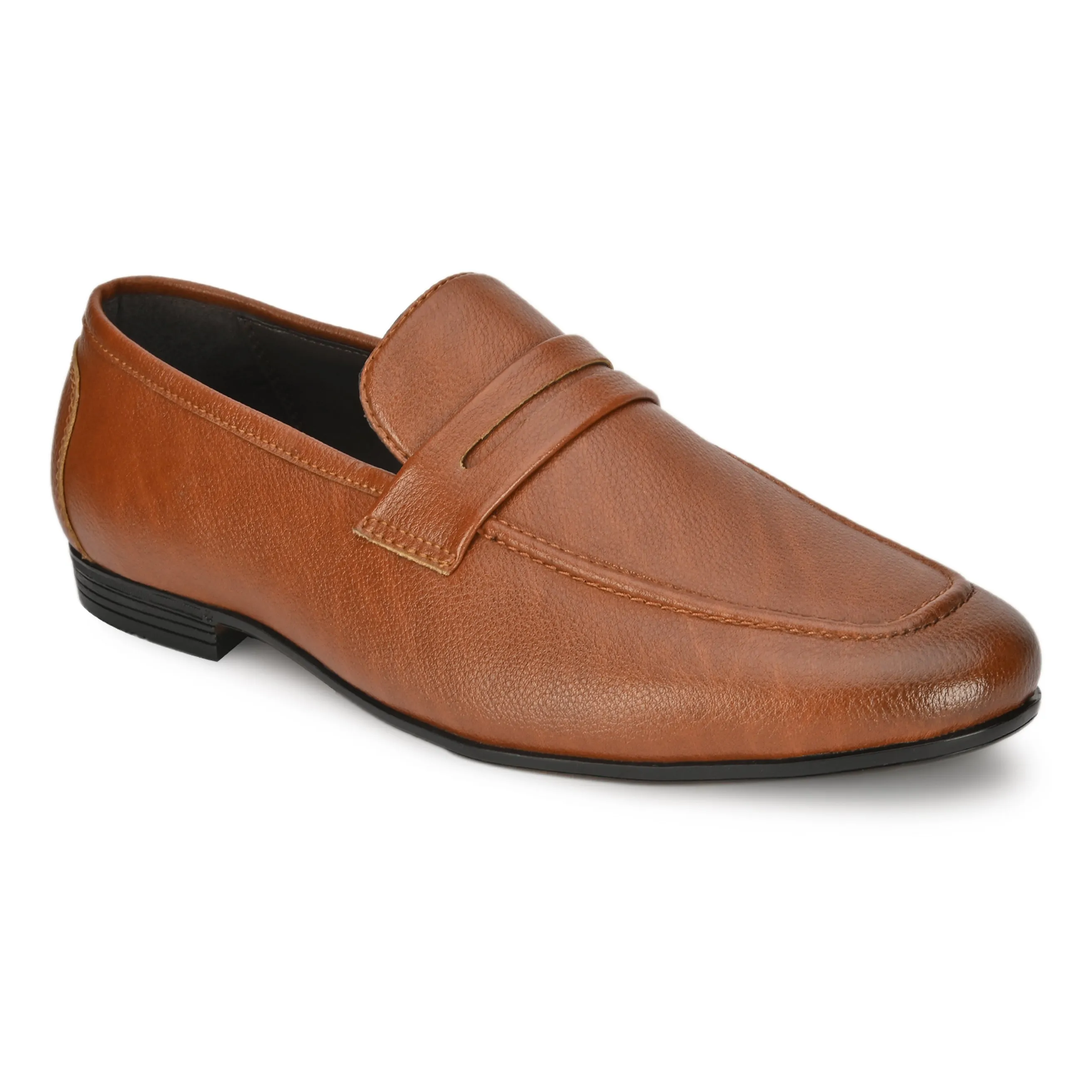 Maison Tan Solid Slip-Ons