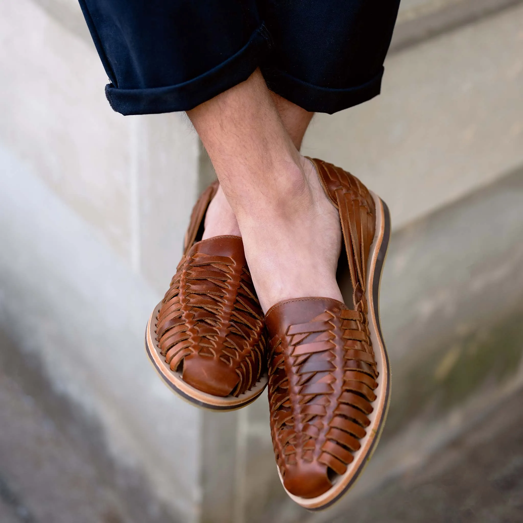 Men's Huarache Sandal Brandy