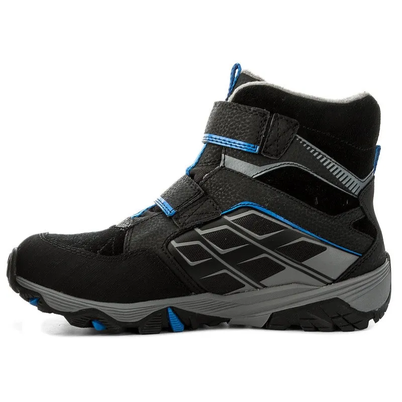 Merrell Moab Polar Waterproof Kids Black Boots