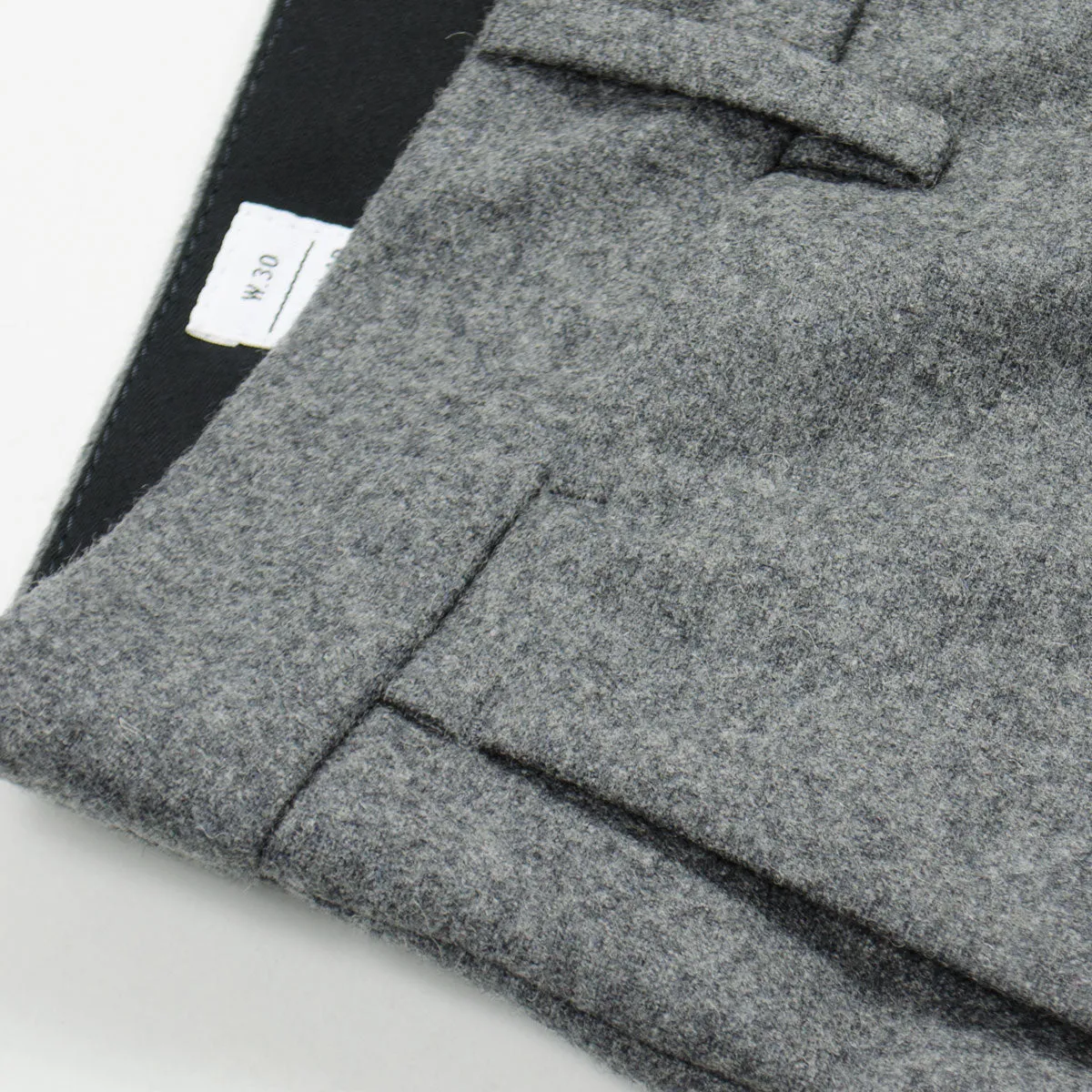 Norse Projects - Aros Wool Trousers - Charcoal Melange