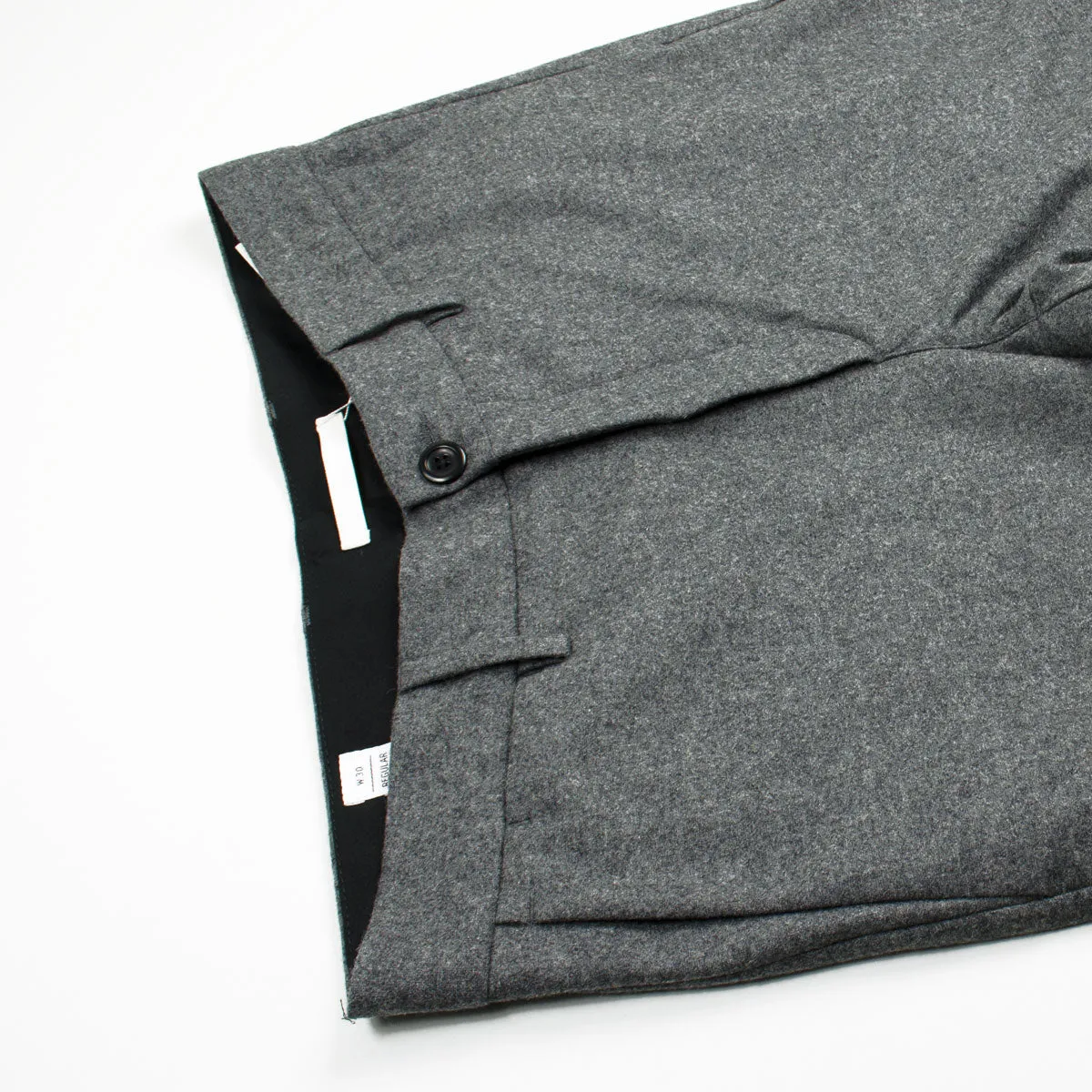 Norse Projects - Aros Wool Trousers - Charcoal Melange