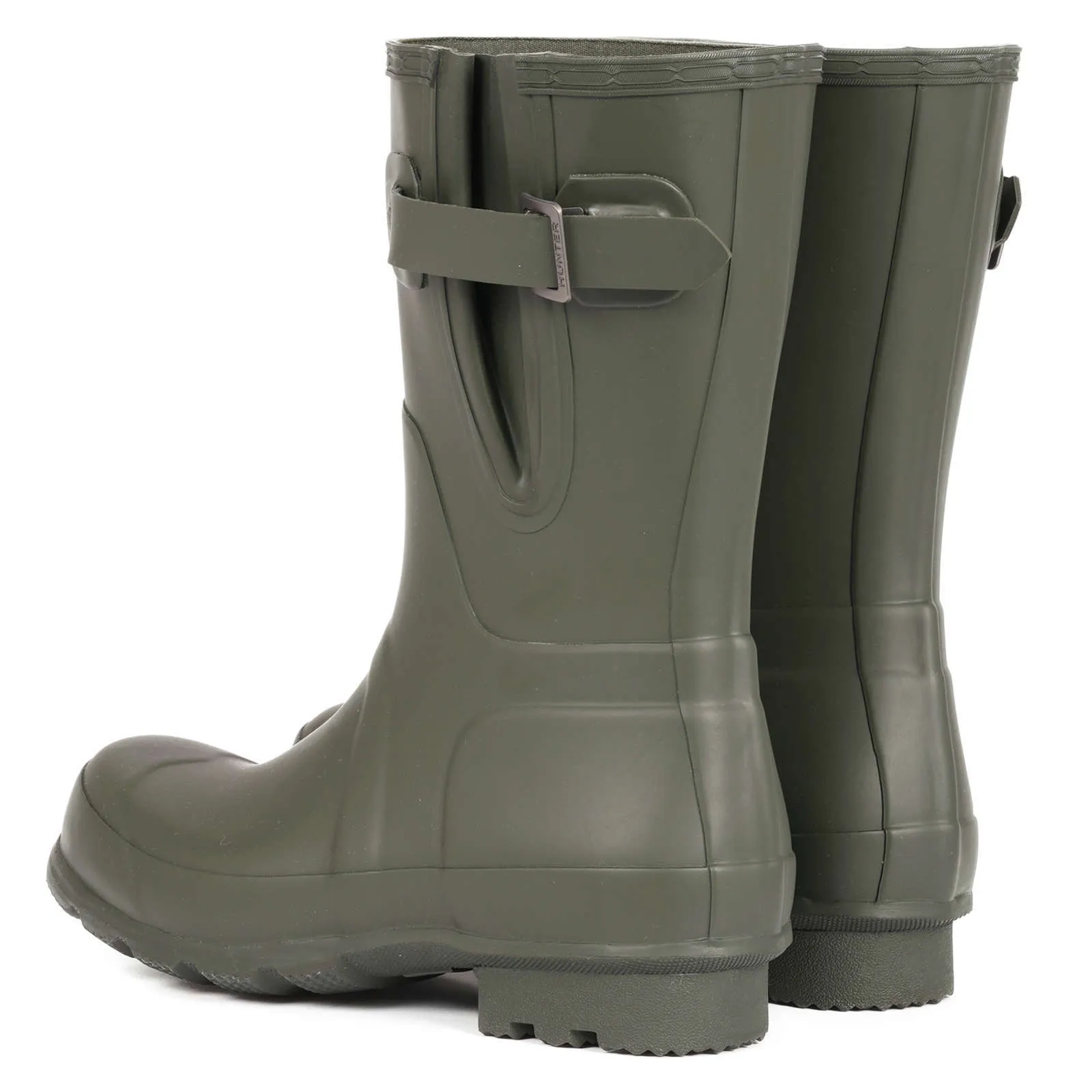 Original Side Adjustable Rubber Men's Short Wellington Boots