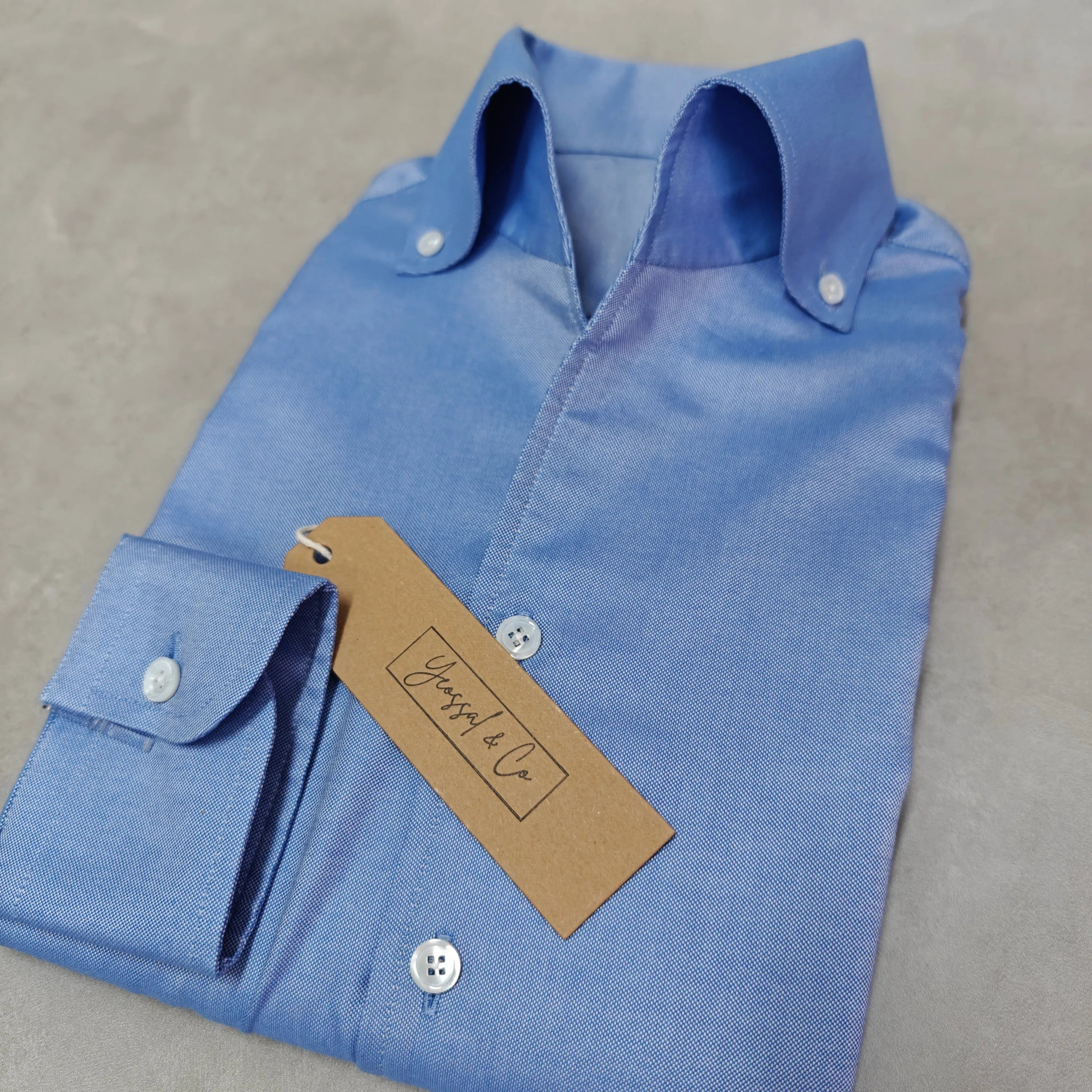 Pinpoint Oxford Cotton Long Sleeves Shirt - SS099