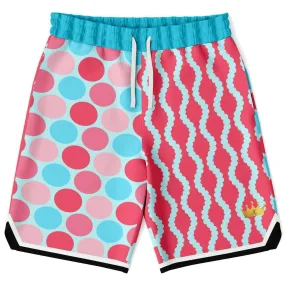 Polka Time Unisex Basketball Shorts