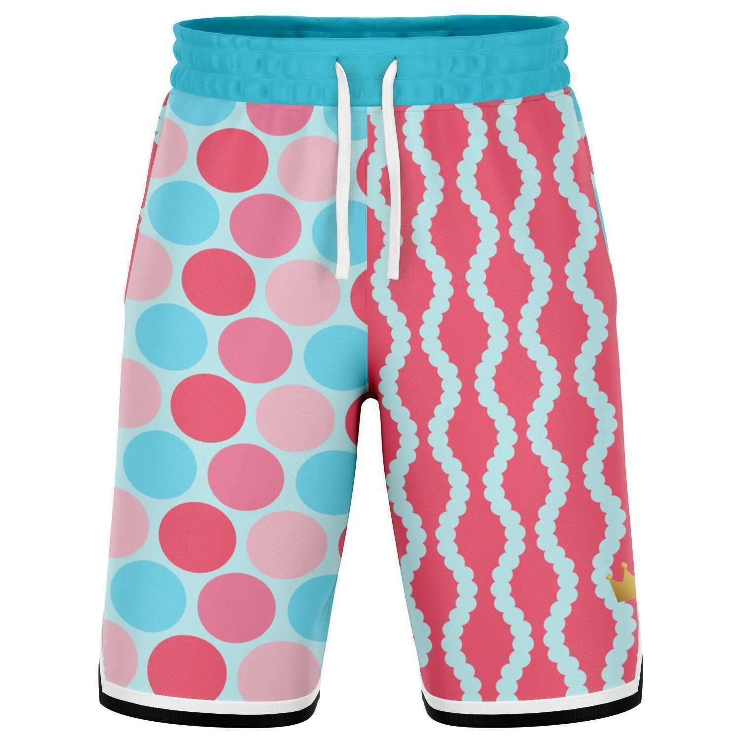 Polka Time Unisex Basketball Shorts