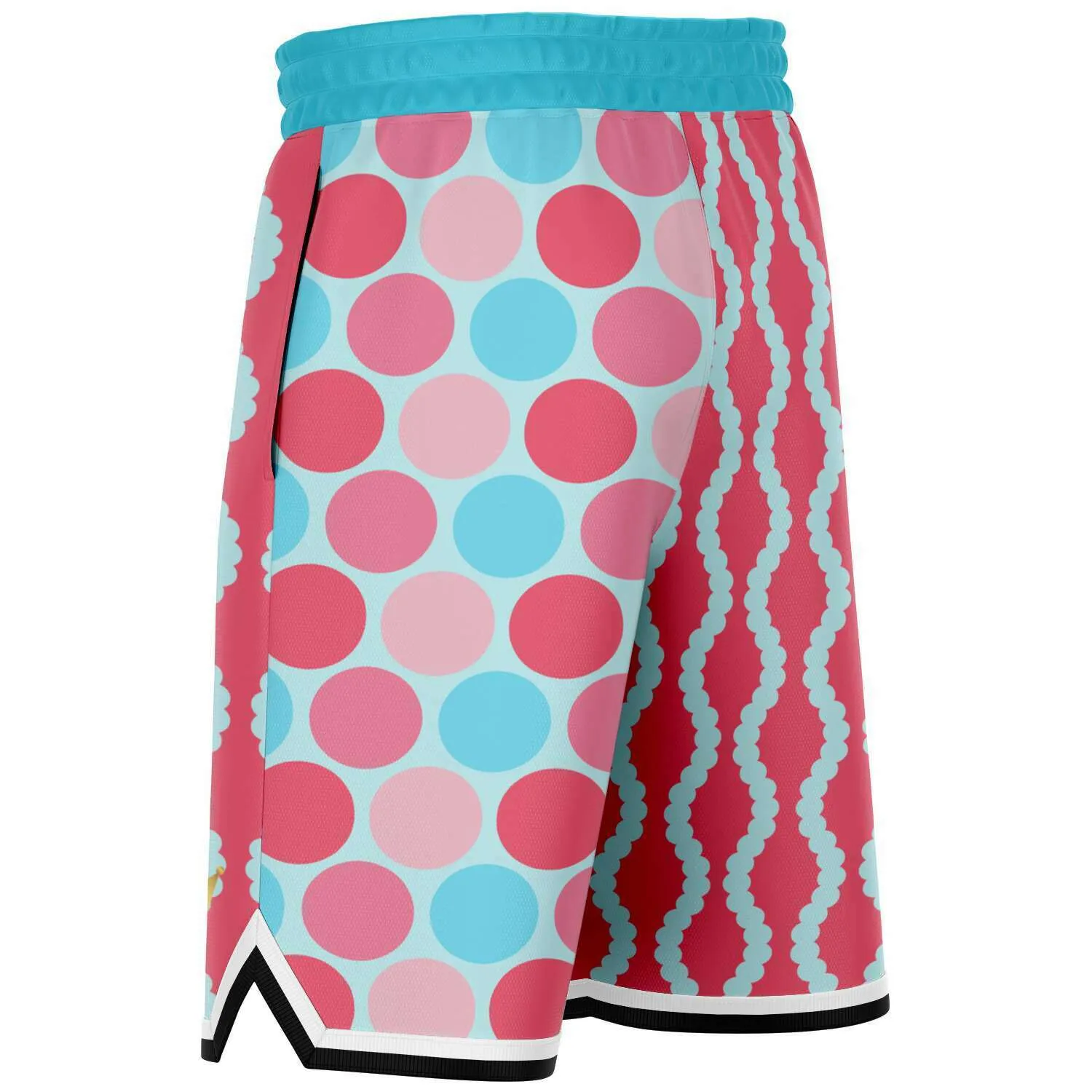 Polka Time Unisex Basketball Shorts