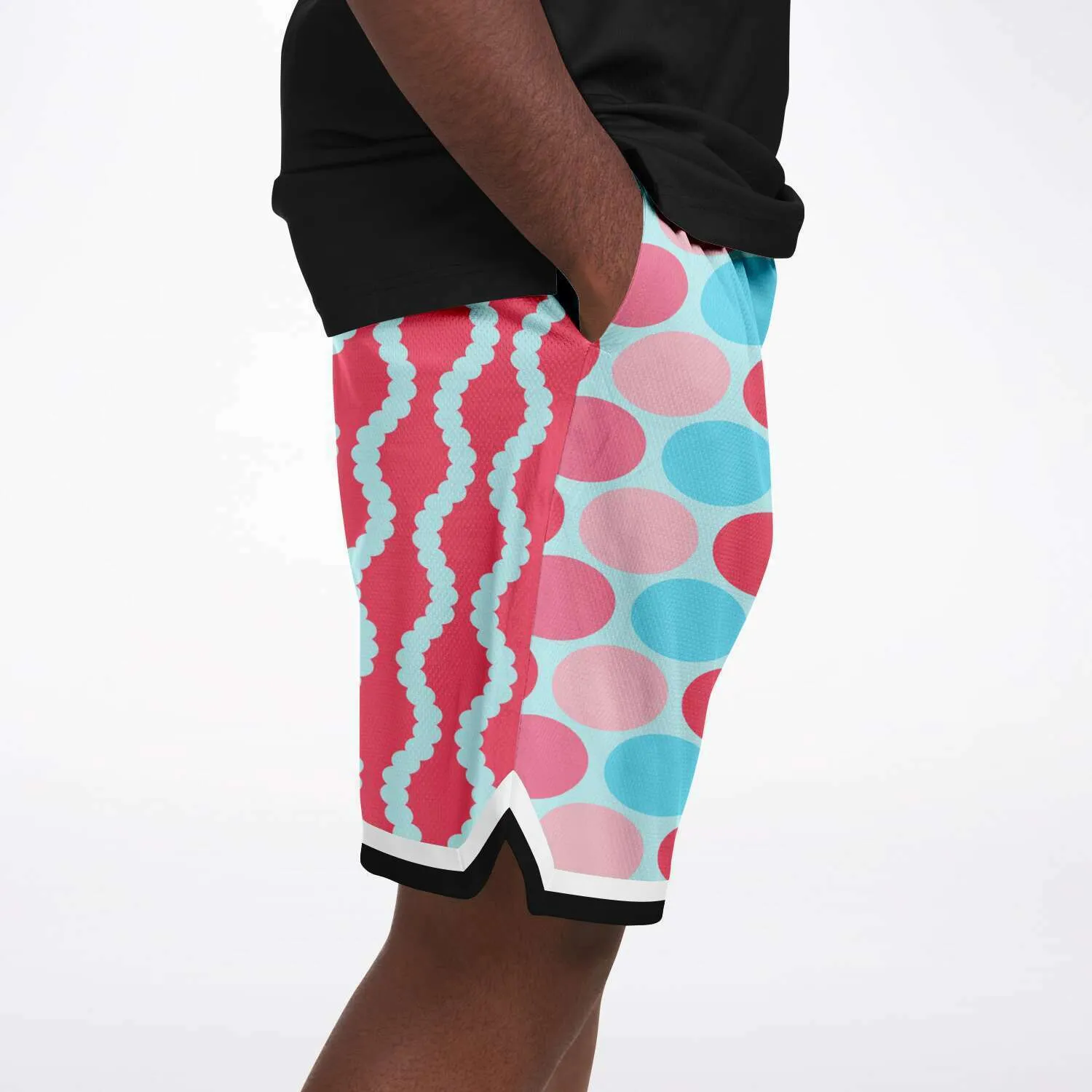 Polka Time Unisex Basketball Shorts