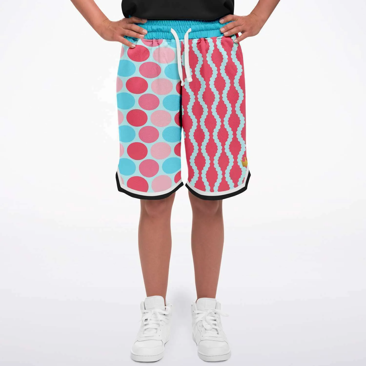 Polka Time Unisex Basketball Shorts