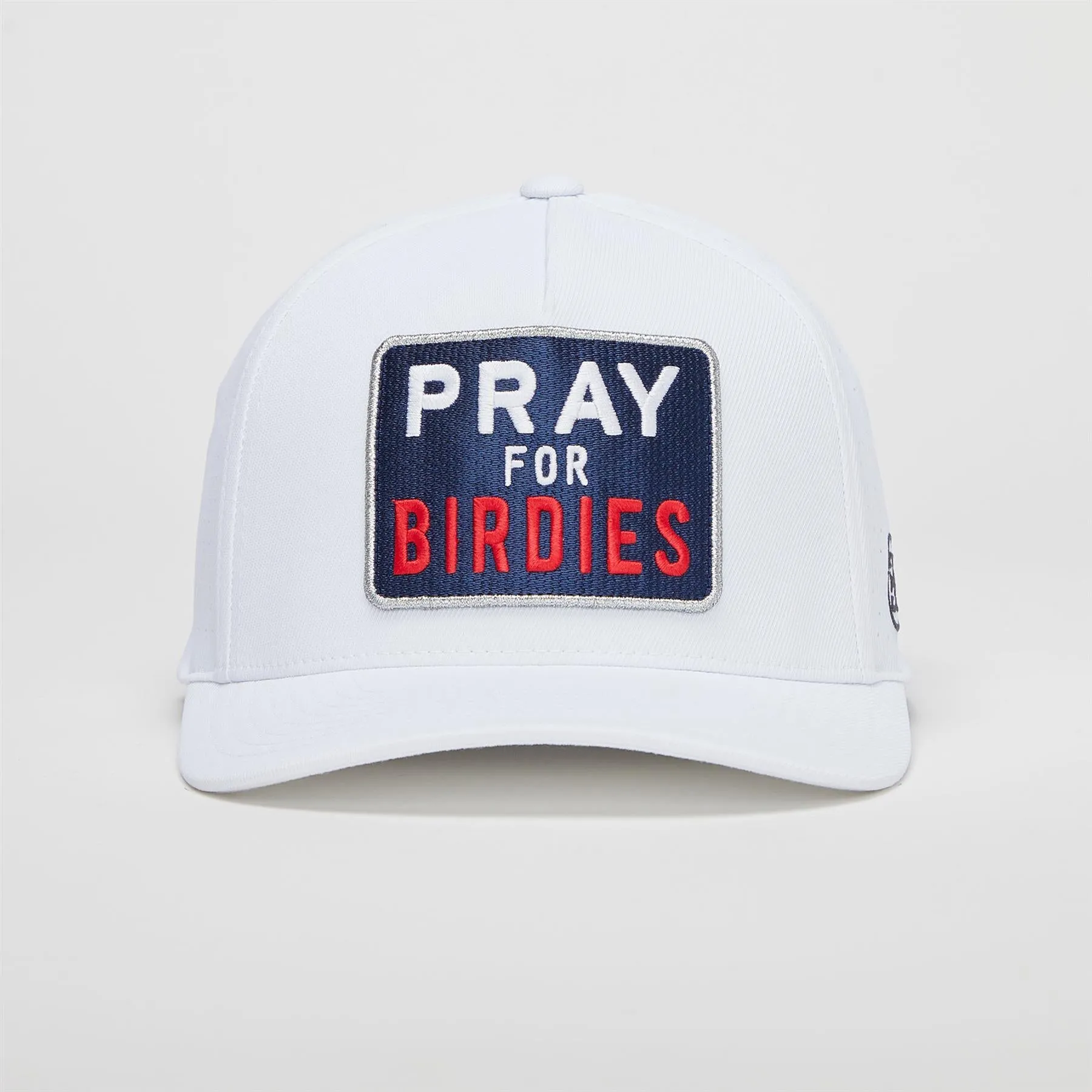 Pray For Birdies Stretch Twill Snapback Hat Snow - SS24