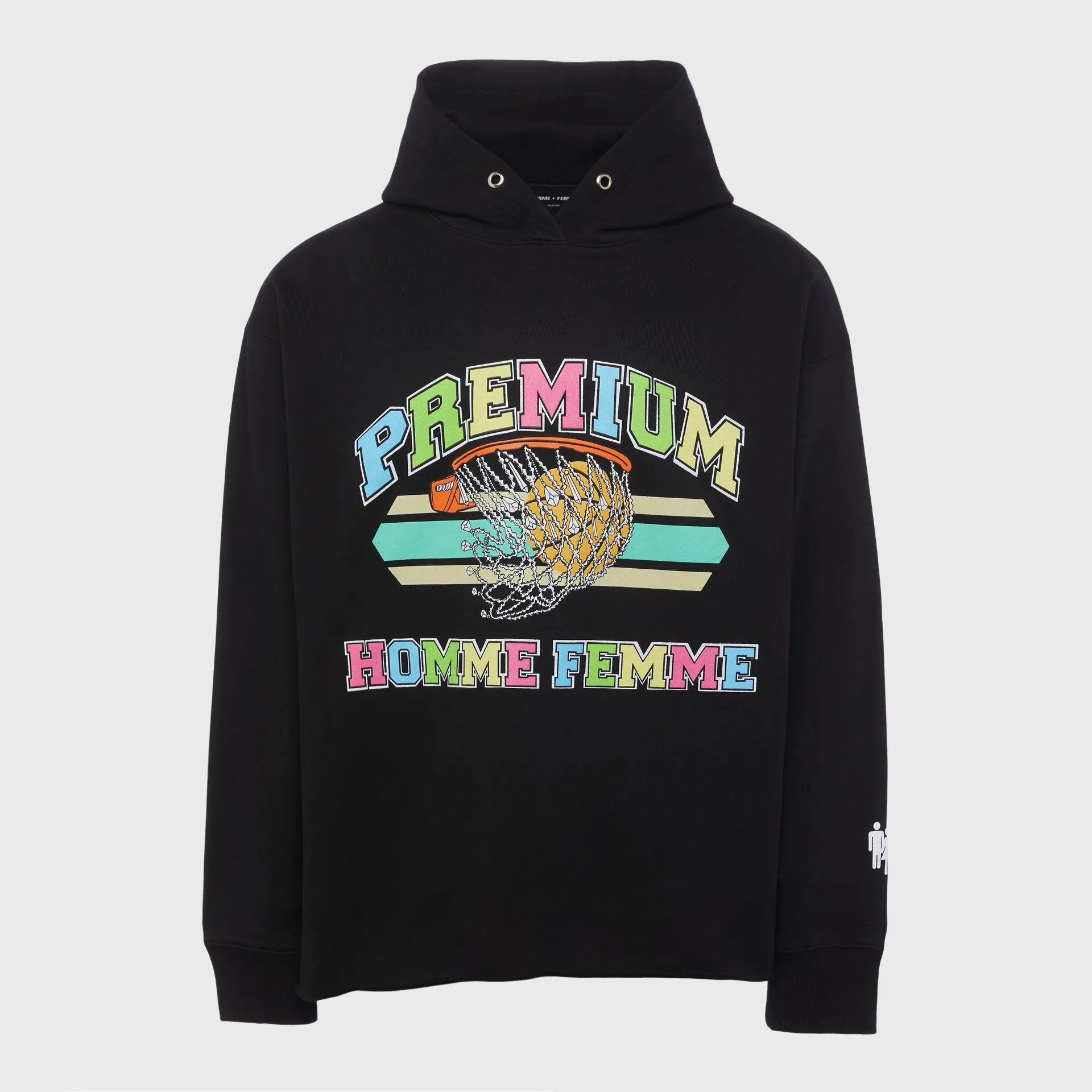 Premium HF Basketball Hoodie Black