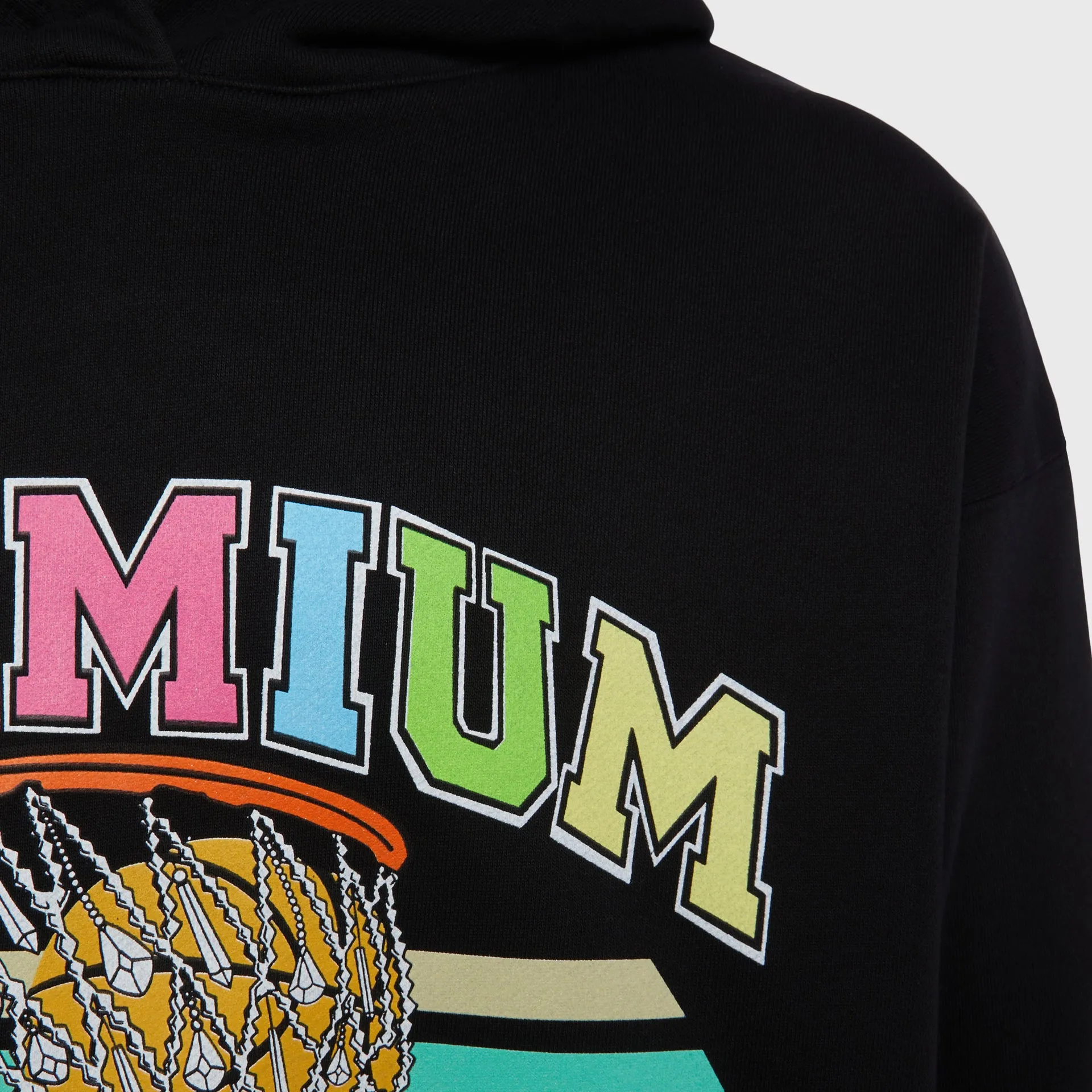 Premium HF Basketball Hoodie Black