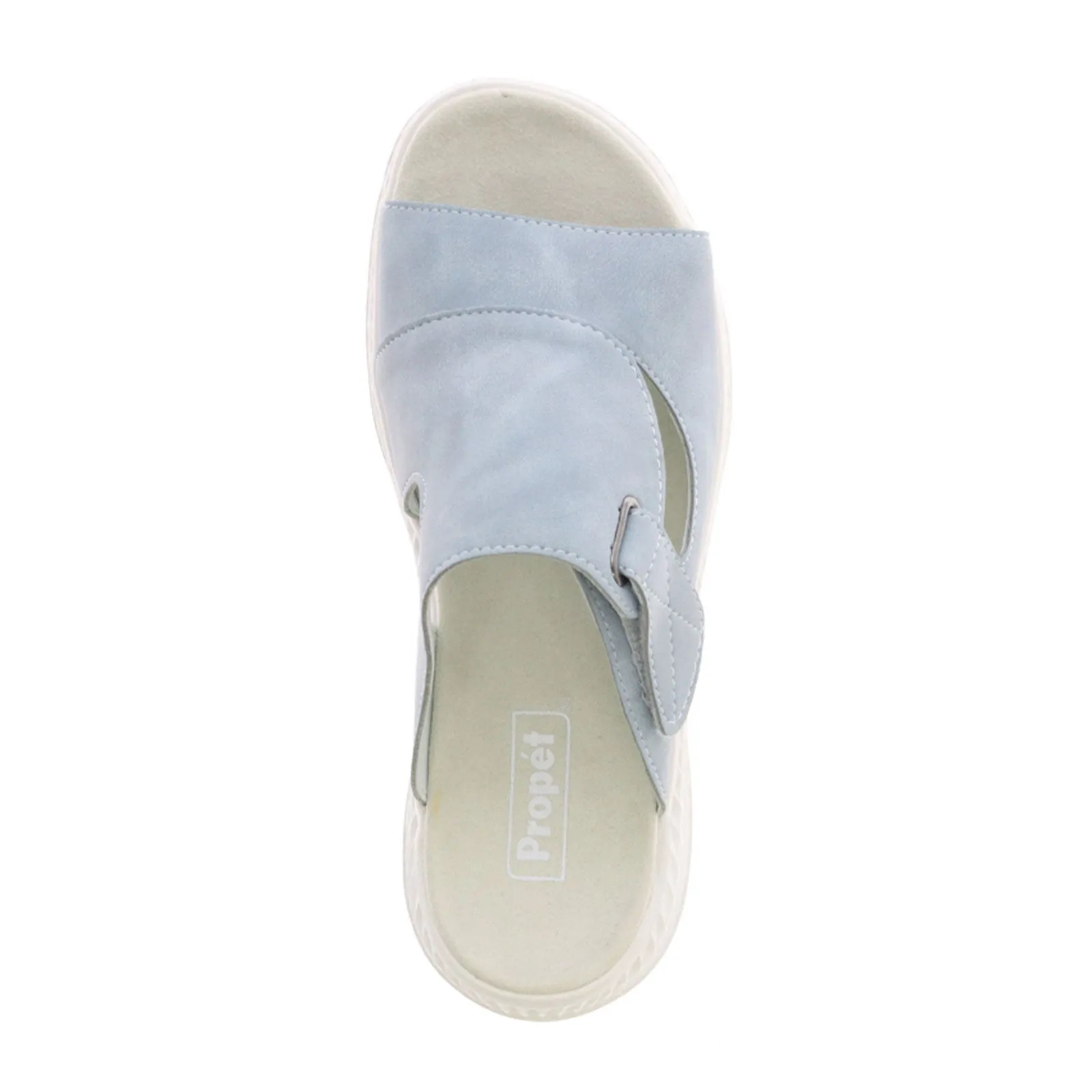 Propet TravelActiv Sedona Slide Sandal (Women) - Light Blue