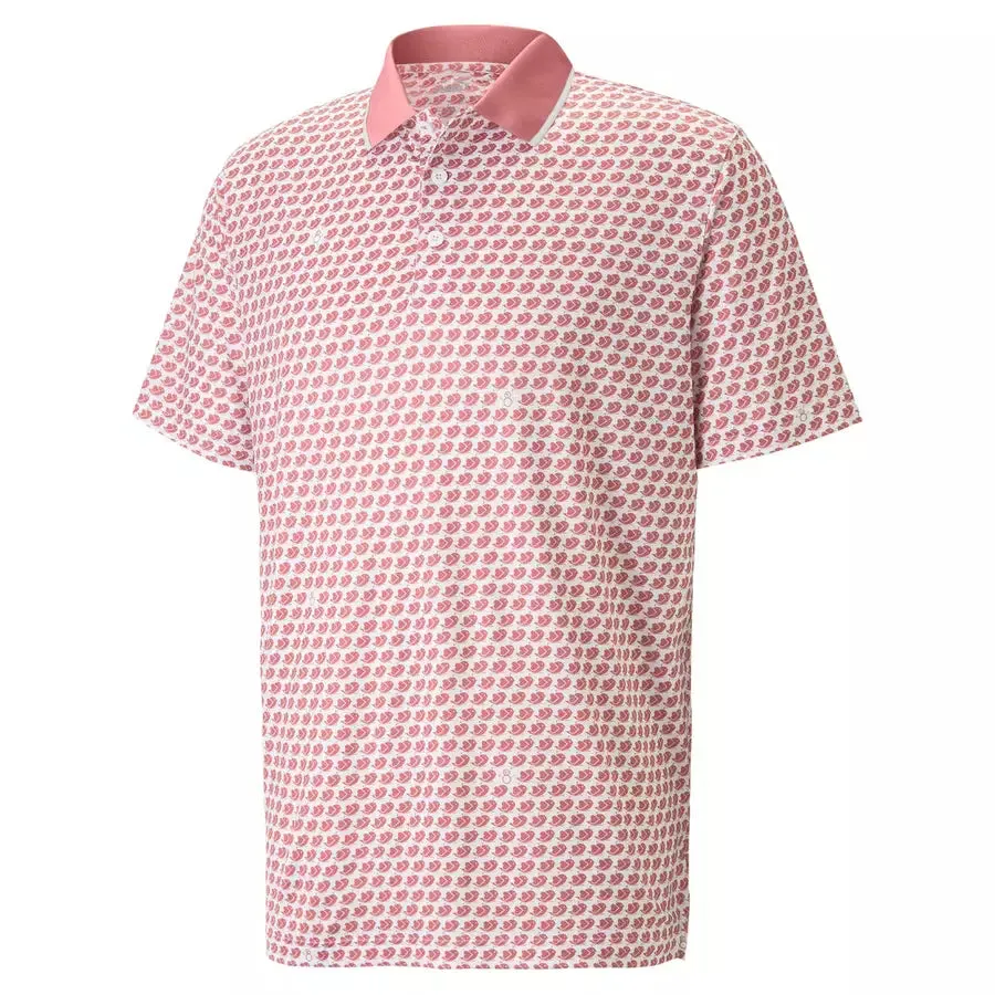 Puma MATTR Love/H8 Golf Polo - Red