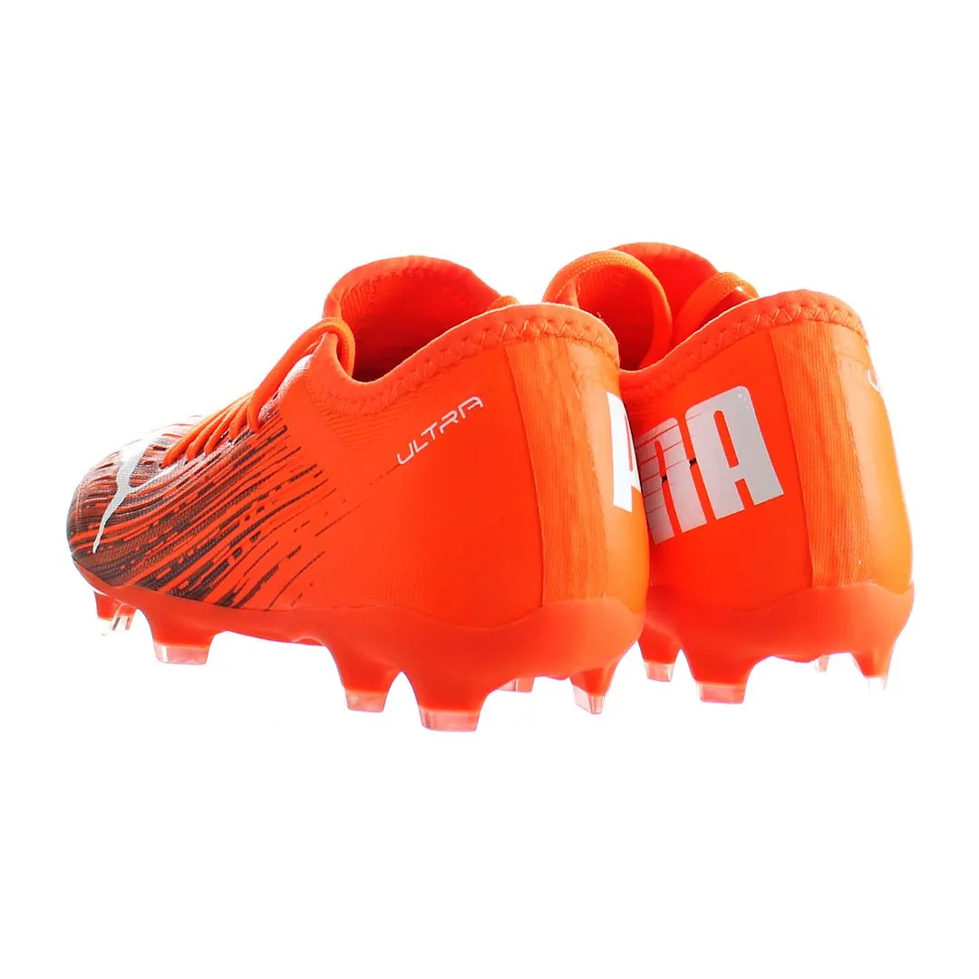 Puma Ultra 3.1 FG/AG JR Orange Kids Football Boots