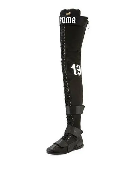 Puma x Fenty Over The Knee Satin Boots - Womens